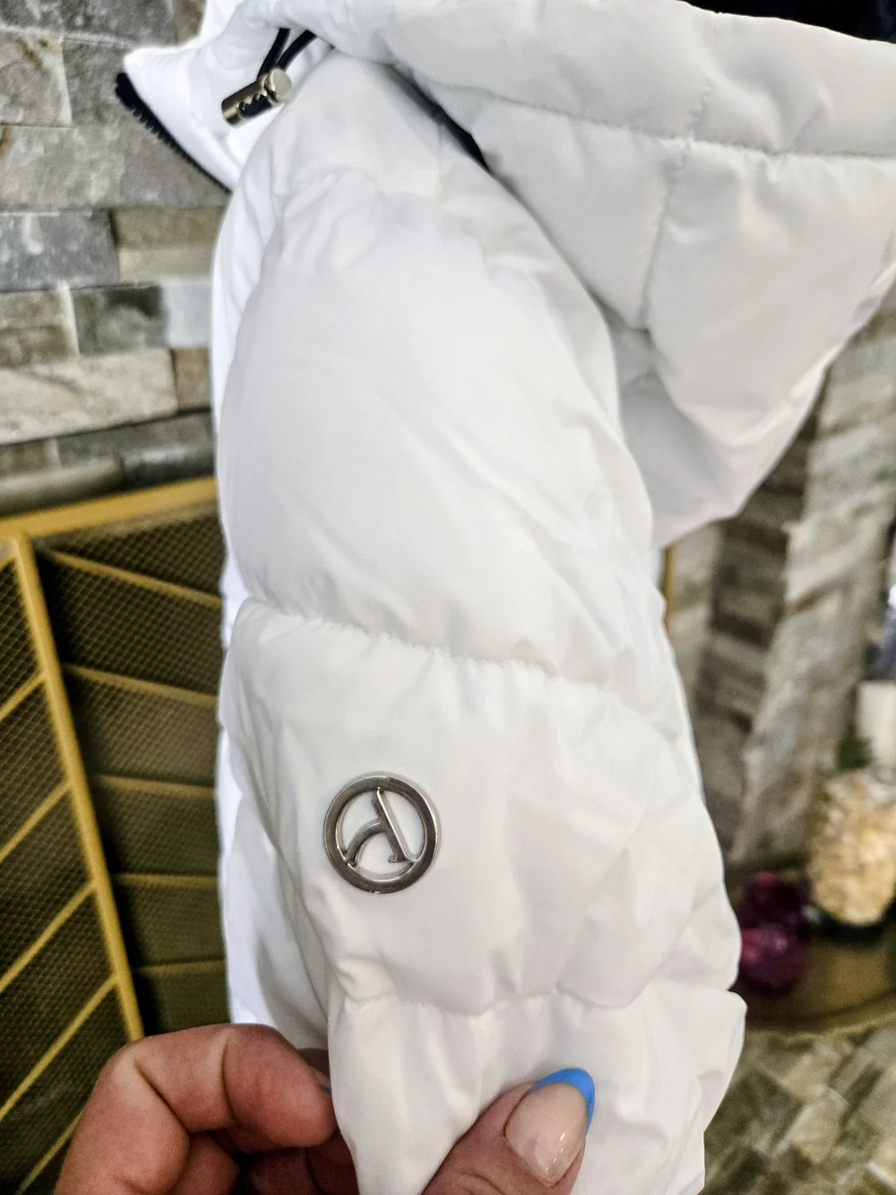 IKAZZ Winter Warm Packable Long Lightweight Hooded Puffer Coat - White (XL) NWT